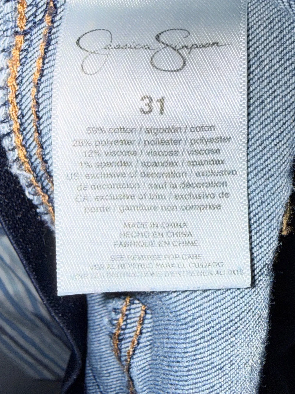 Jessica Simpson Dark Blue Flare Jeans